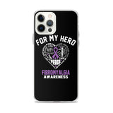 Fibromyalgia Awareness For My Hero iPhone Case