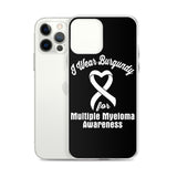 Multiple Myeloma Awareness I Wear Burgundy iPhone Case - The Awareness Store