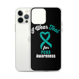PCOS Awareness I Wear Teal iPhone Case - The Awareness Store
