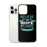 Ovarian Cancer Awareness Believe & Hope for a Cure iPhone Case