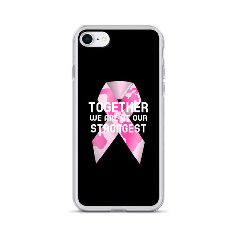 Breast Cancer Awareness Together We Are at Our Strongest iPhone Case - The Awareness Store