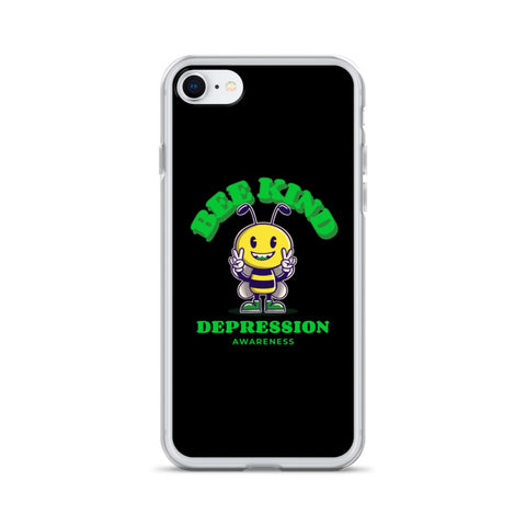 Depression Awareness Bee Kind iPhone Case - The Awareness Store