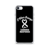 Leukemia Awareness I Wear Orange iPhone Case