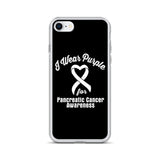 Pancreatic Cancer Awareness I Wear Purple iPhone Case - The Awareness Store