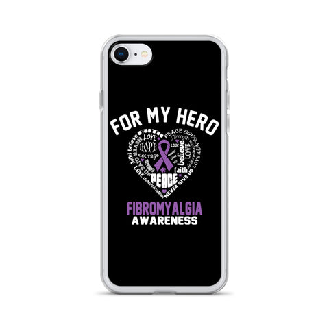 Fibromyalgia Awareness For My Hero iPhone Case - The Awareness Store