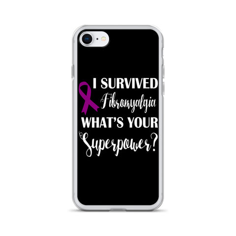 Fibromyalgia Awareness I Survived, What's Your Superpower? iPhone Case - The Awareness Store