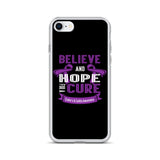 Crohn's Awareness Believe & Hope for a Cure iPhone Case
