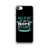 Ovarian Cancer Awareness Believe & Hope for a Cure iPhone Case