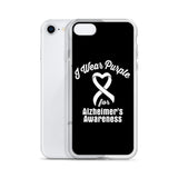 Alzheimer's Awareness I Wear Purple iPhone Case - The Awareness Store