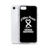 Epilepsy Awareness I Wear Purple iPhone Case - The Awareness Store