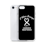 Leukemia Awareness I Wear Orange iPhone Case