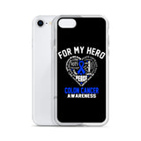 Colon Cancer Awareness For My Hero iPhone Case