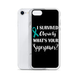 Anxiety Awareness I Survived, What's Your Superpower? iPhone Case