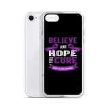 Crohn's Awareness Believe & Hope for a Cure iPhone Case