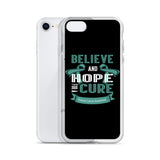 Ovarian Cancer Awareness Believe & Hope for a Cure iPhone Case