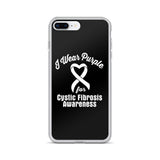Cystic Fibrosis Awareness I Wear Purple iPhone Case - The Awareness Store