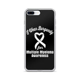 Multiple Myeloma Awareness I Wear Burgundy iPhone Case - The Awareness Store