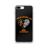 Multiple Sclerosis Awareness I Wear Orange iPhone Case - The Awareness Store