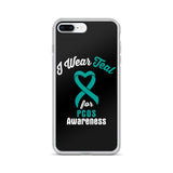 PCOS Awareness I Wear Teal iPhone Case - The Awareness Store