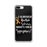 Multiple Sclerosis Awareness I Survived, What's Your Superpower? iPhone Case