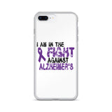 Alzheimer's Awareness I am in the Fight iPhone Case