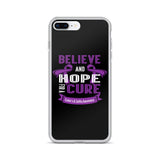Crohn's Awareness Believe & Hope for a Cure iPhone Case