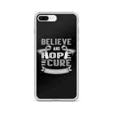 Parkinson's Awareness Believe & Hope for a Cure iPhone Case