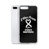 Crohn's Awareness I Wear Purple iPhone Case - The Awareness Store