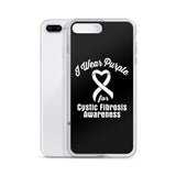 Cystic Fibrosis Awareness I Wear Purple iPhone Case - The Awareness Store
