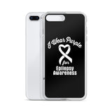 Epilepsy Awareness I Wear Purple iPhone Case - The Awareness Store