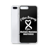 Multiple Myeloma Awareness I Wear Burgundy iPhone Case - The Awareness Store