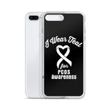 PCOS Awareness I Wear Teal iPhone Case - The Awareness Store