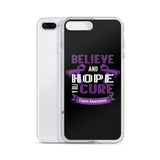 Lupus Awareness Believe & Hope for a Cure iPhone Case