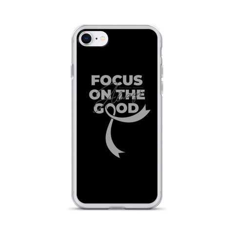 Brain Cancer Awareness Always Focus on the Good iPhone Case - The Awareness Store