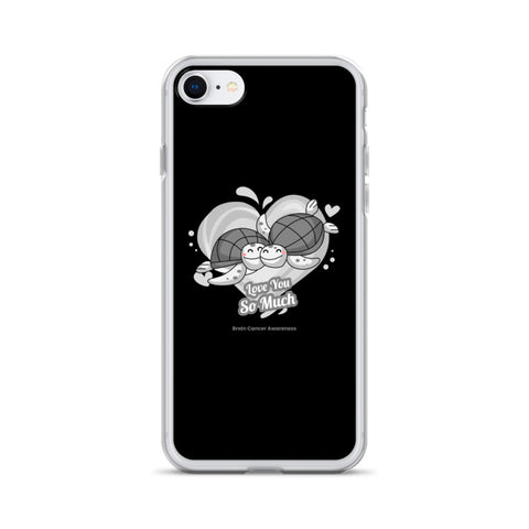 Brain Cancer Awareness I Love You so Much iPhone Case - The Awareness Store