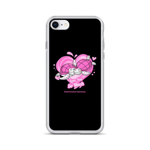 Breast Cancer Awareness I Love You so Much iPhone Case - The Awareness Store