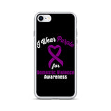 Domestic Violence Awareness I Wear Purple iPhone Case