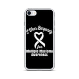 Multiple Myeloma Awareness I Wear Burgundy iPhone Case - The Awareness Store