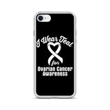 Ovarian Cancer Awareness I Wear Teal iPhone Case - The Awareness Store