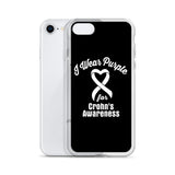 Crohn's Awareness I Wear Purple iPhone Case - The Awareness Store