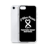 Pancreatic Cancer Awareness I Wear Purple iPhone Case - The Awareness Store