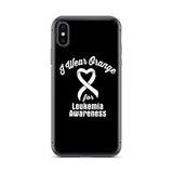 Leukemia Awareness I Wear Orange iPhone Case