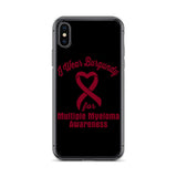 Multiple Myeloma Awareness I Wear Burgundy iPhone Case