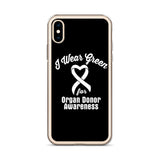 Organ Donors Awareness I Wear Green iPhone Case