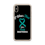 PCOS Awareness I Wear Teal iPhone Case - The Awareness Store