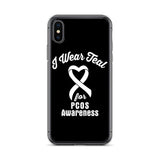 PCOS Awareness I Wear Teal iPhone Case - The Awareness Store