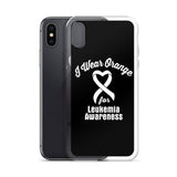 Leukemia Awareness I Wear Orange iPhone Case