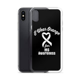 Multiple Sclerosis Awareness I Wear Orange iPhone Case - The Awareness Store