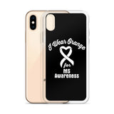 Multiple Sclerosis Awareness I Wear Orange iPhone Case - The Awareness Store