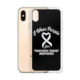 Pancreatic Cancer Awareness I Wear Purple iPhone Case - The Awareness Store